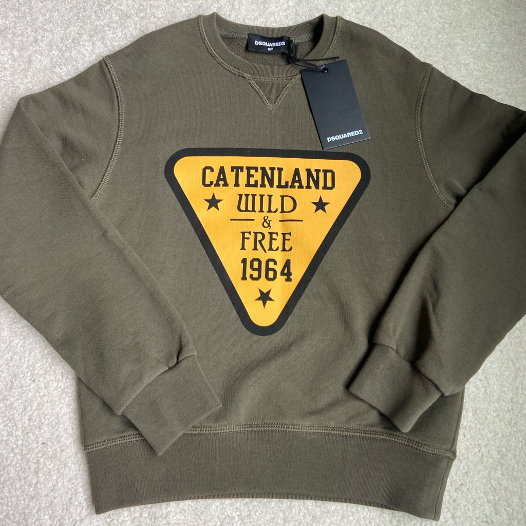 Nwt Dsquared2 Boys Sweatshirt Size 10y